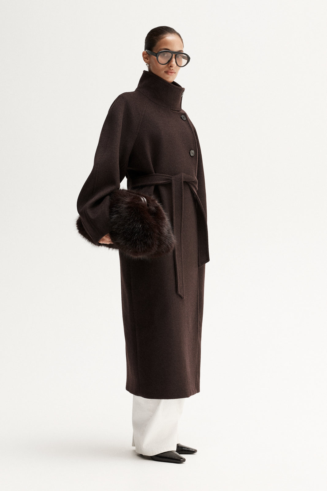 Angelica Coat Chocolate