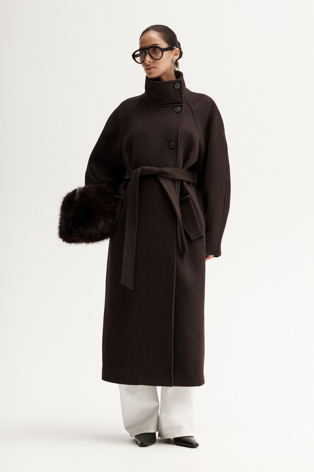 Angelica Coat Chocolate