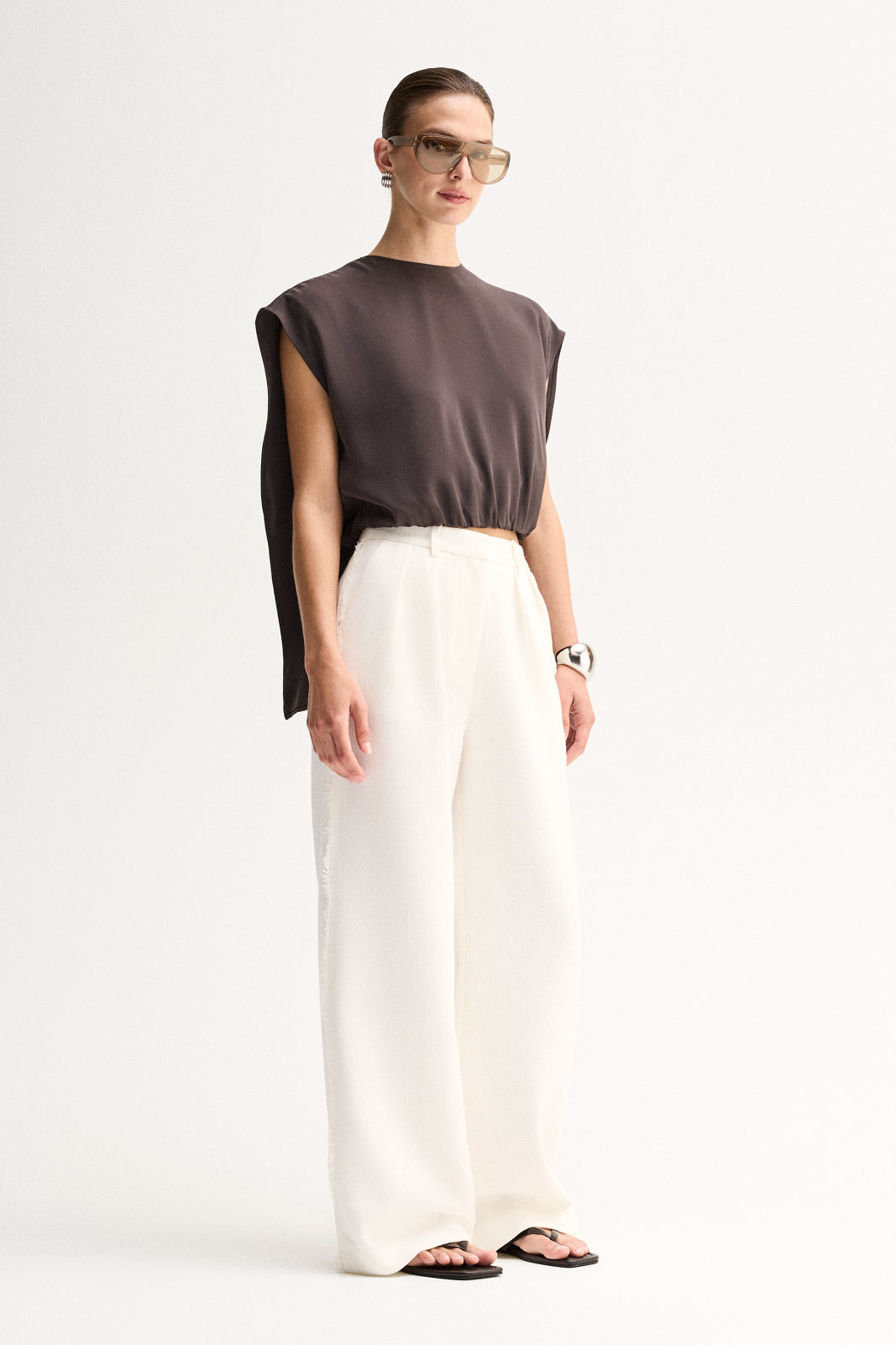 Ross Pant White