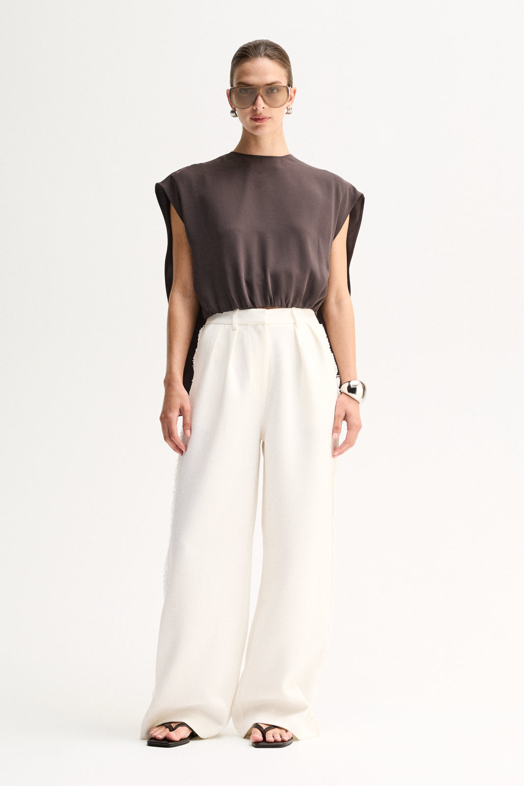 Ross Pant White