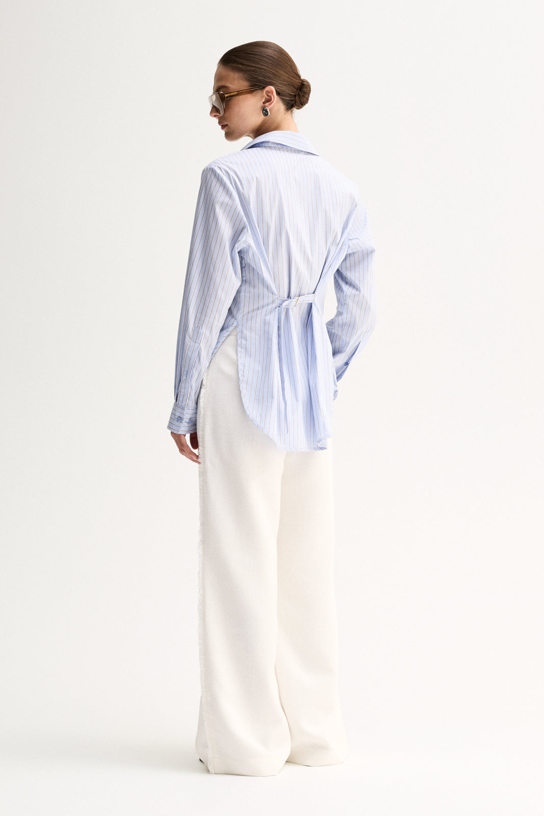 Kallie Stripe Shirt Blue Stripe
