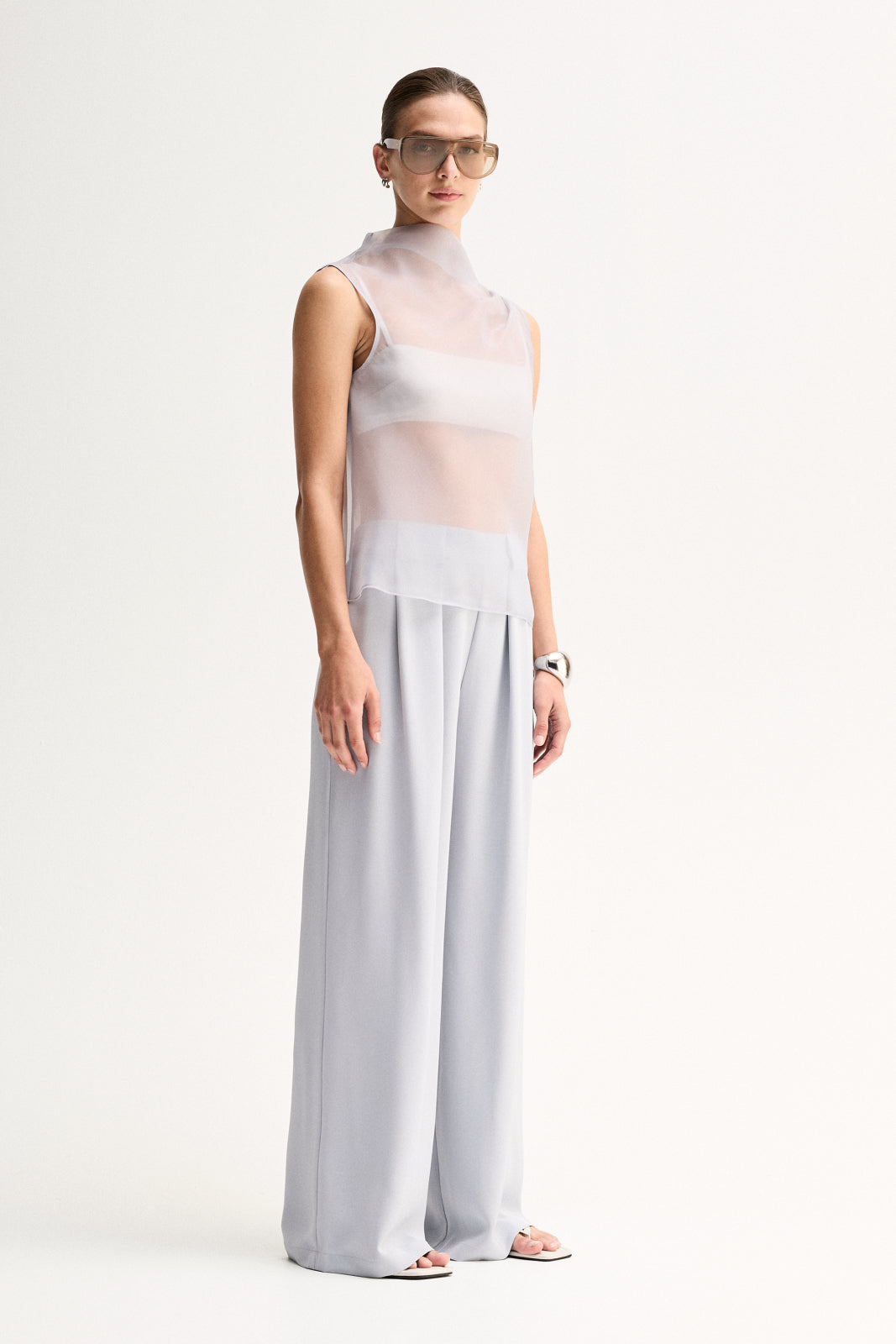 Hopkins Sheer Top Seamist