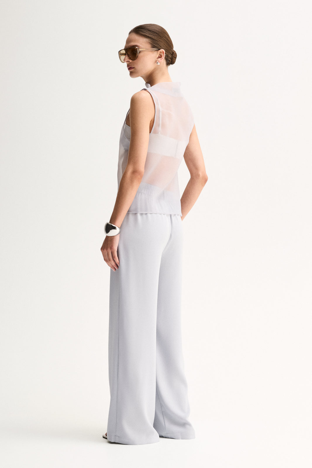 Hopkins Sheer Top Seamist
