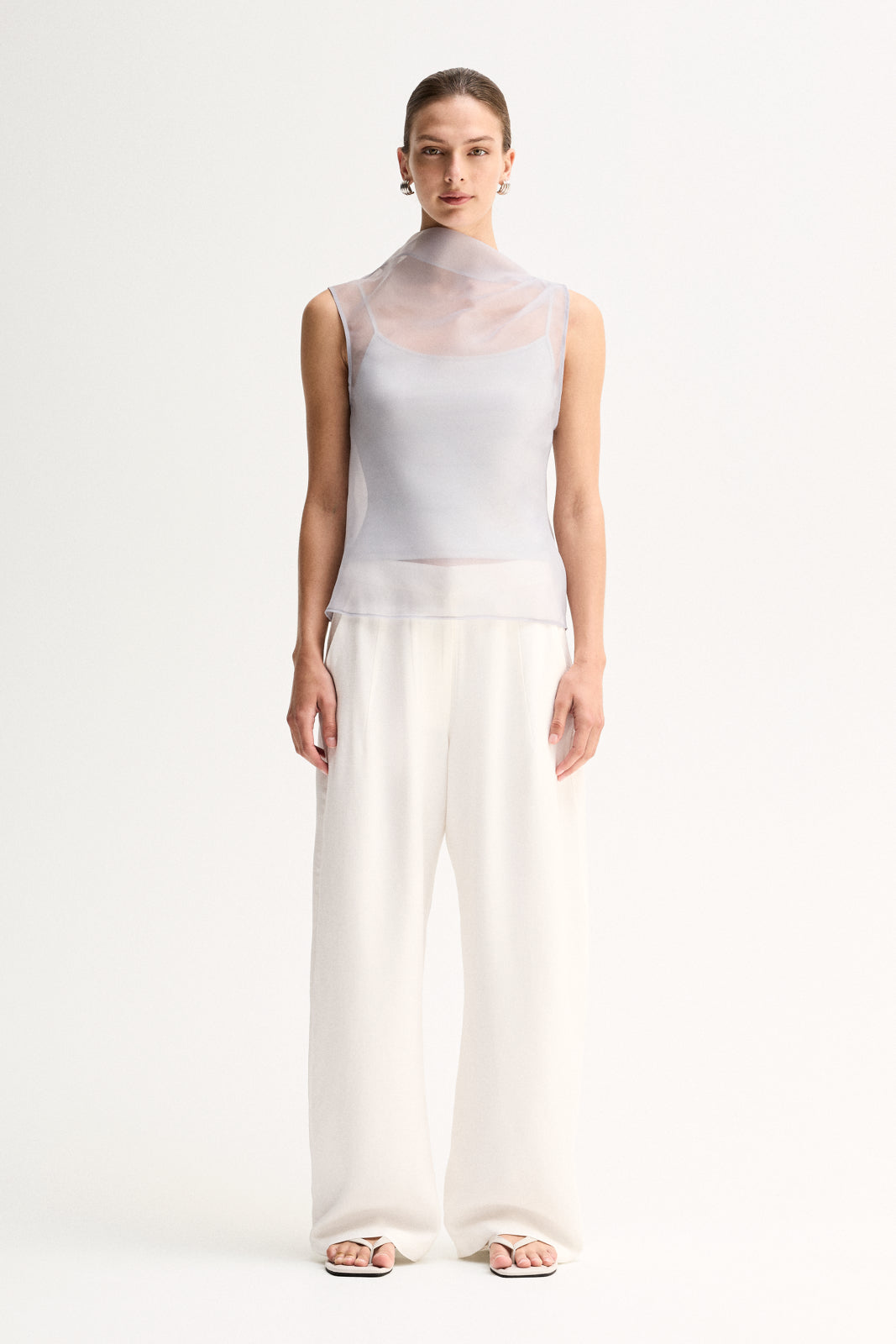 Hopkins Sheer Top Seamist
