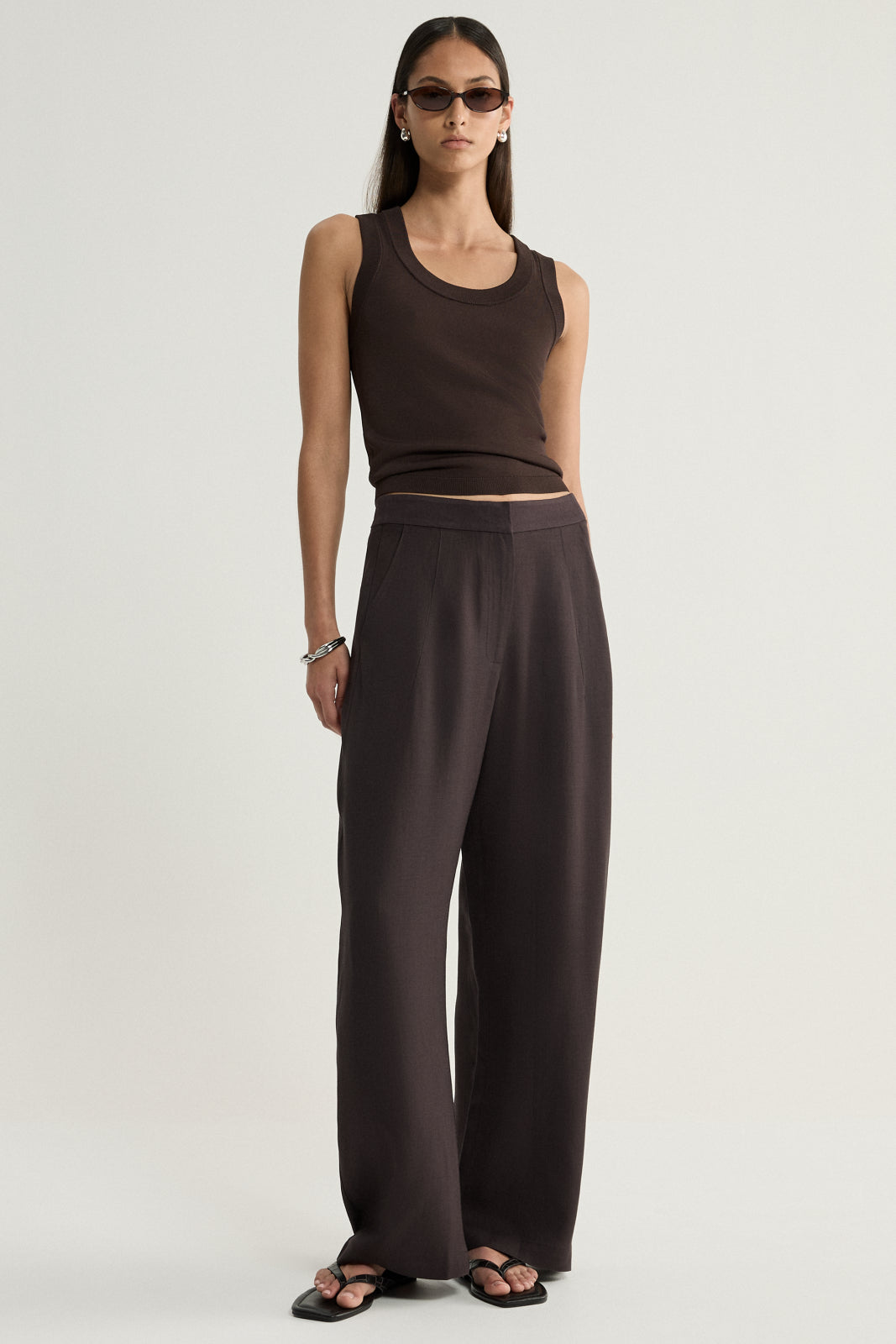 Silas Knit Top Chocolate