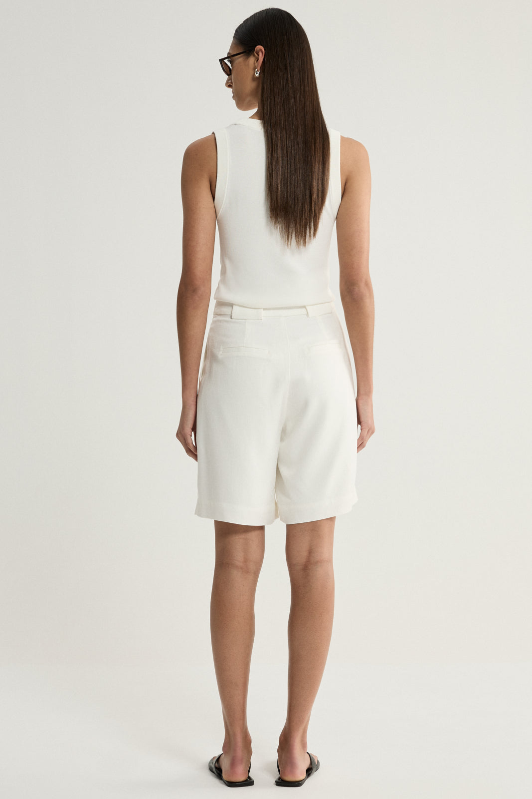 Silas Knit Top White