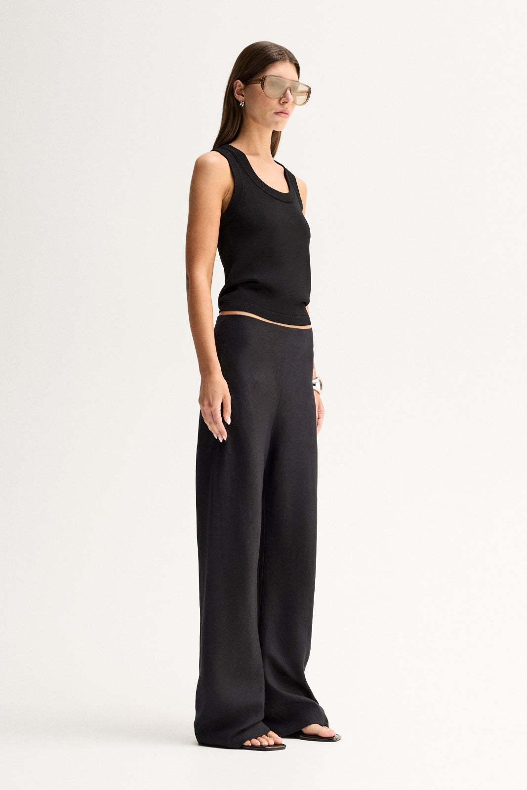 Silas Knit Top Black
