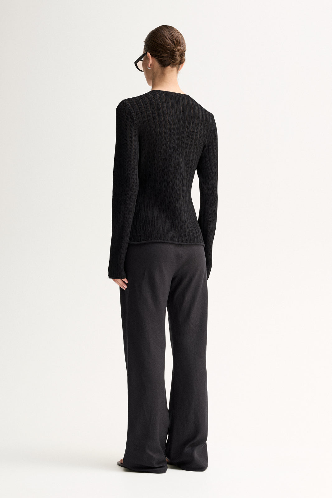 Hailey Knit Cardigan Black