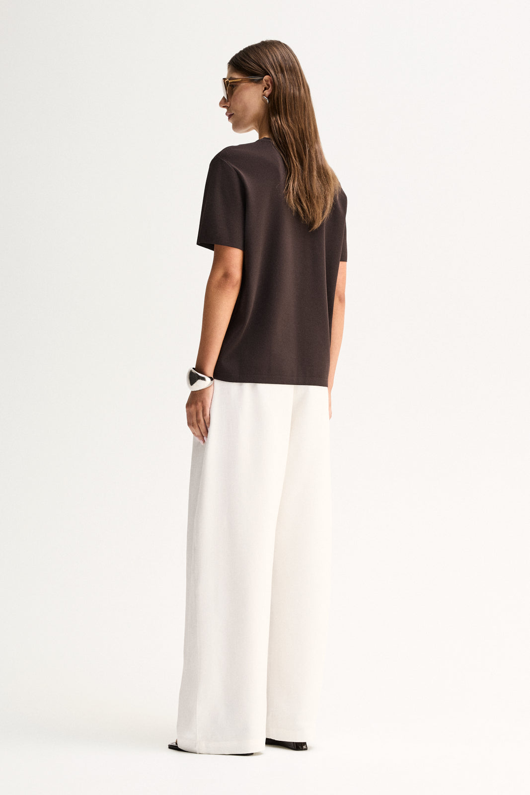 Vaughn Knit Tee Chocolate