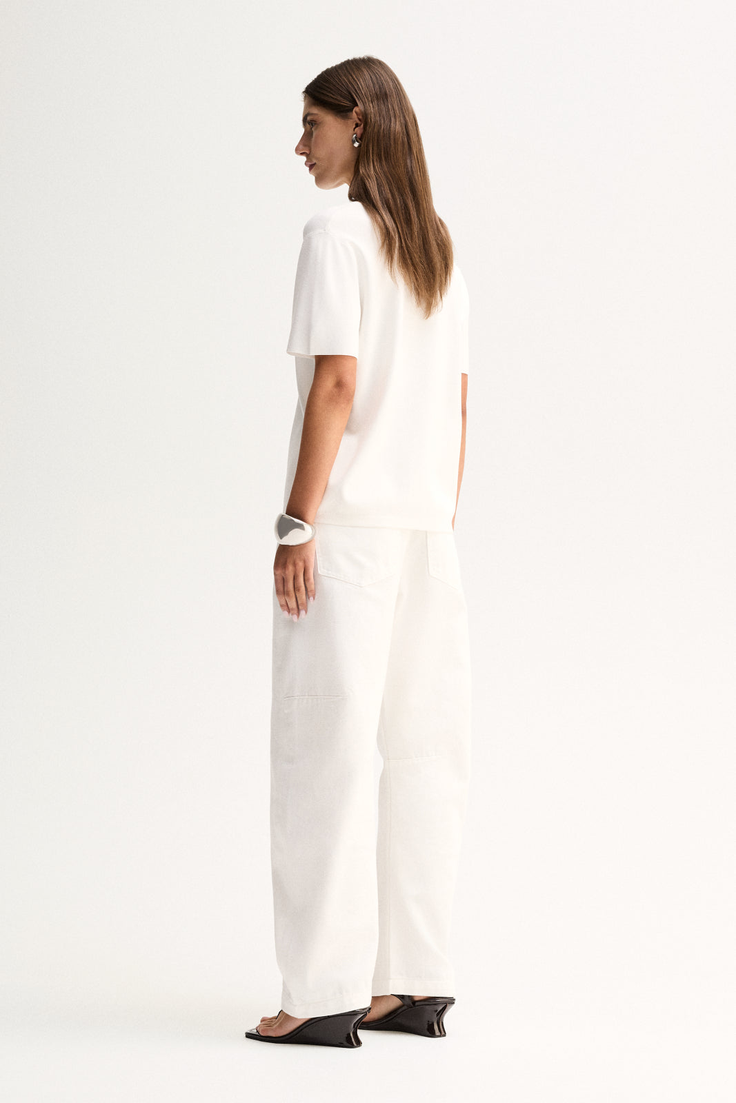 Vaughn Knit Tee White