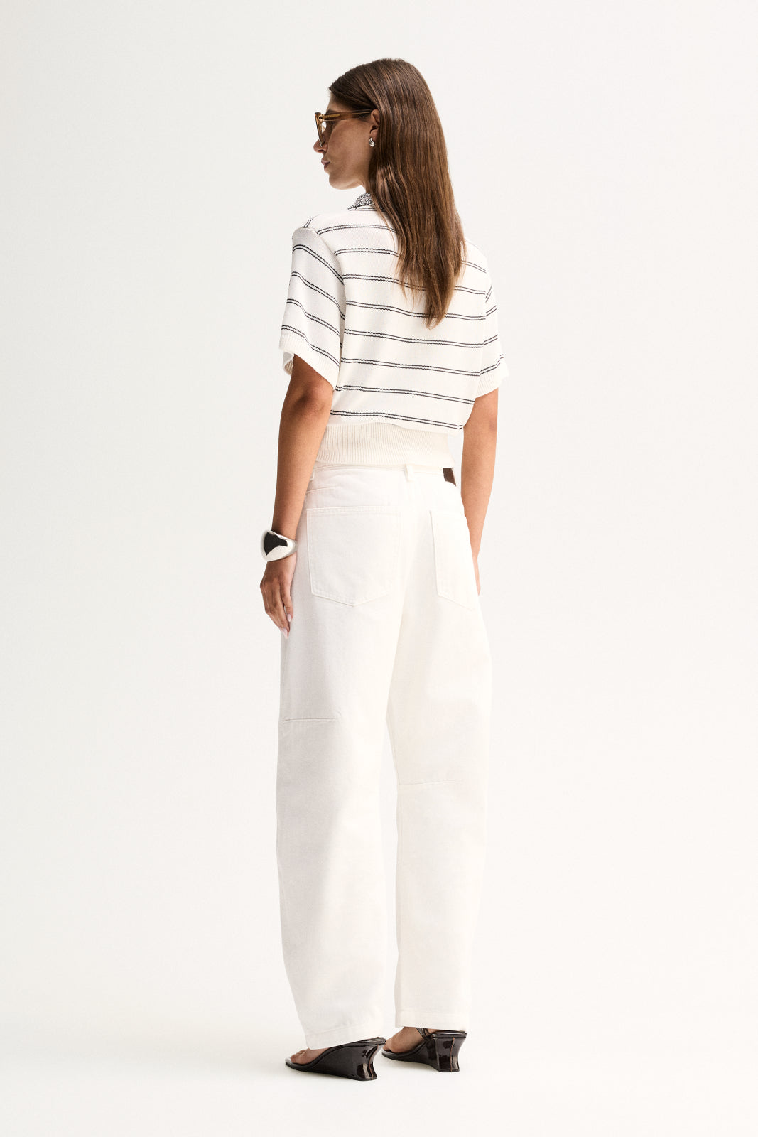 Harley Knit Tee White