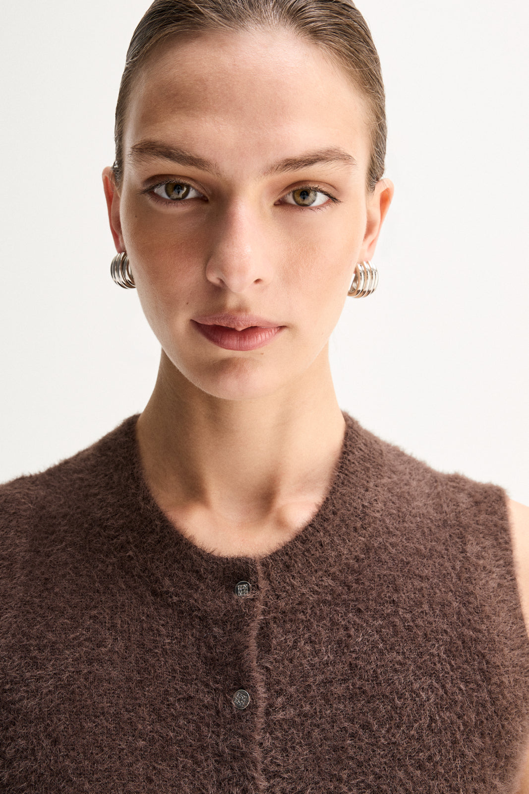 Dune Knit Cardigan Chocolate