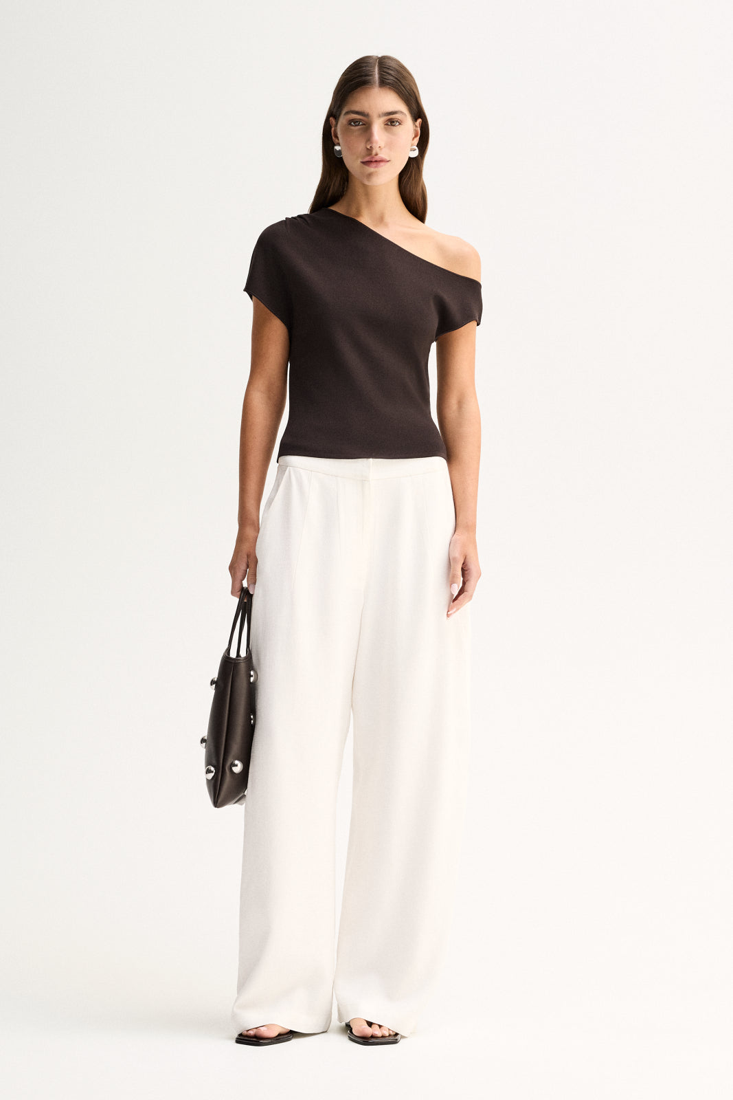 Talia Knit Top Chocolate