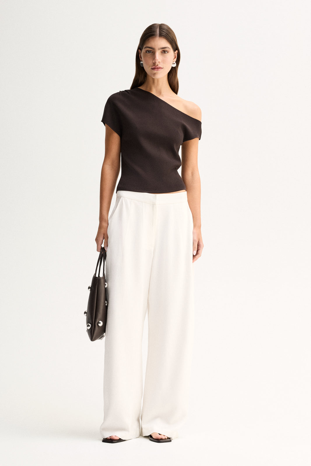 Talia Knit Top Chocolate