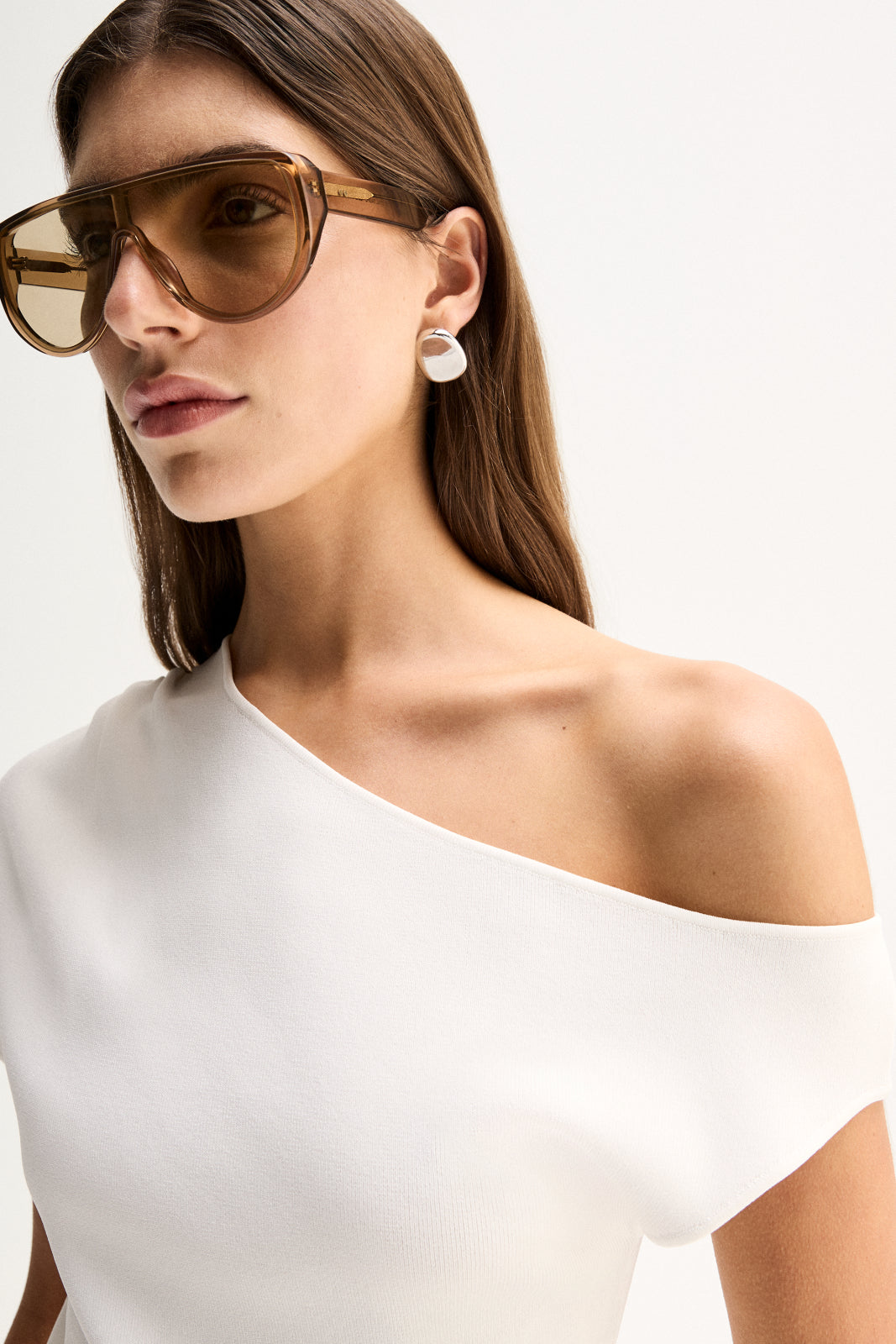 Talia Knit Top White