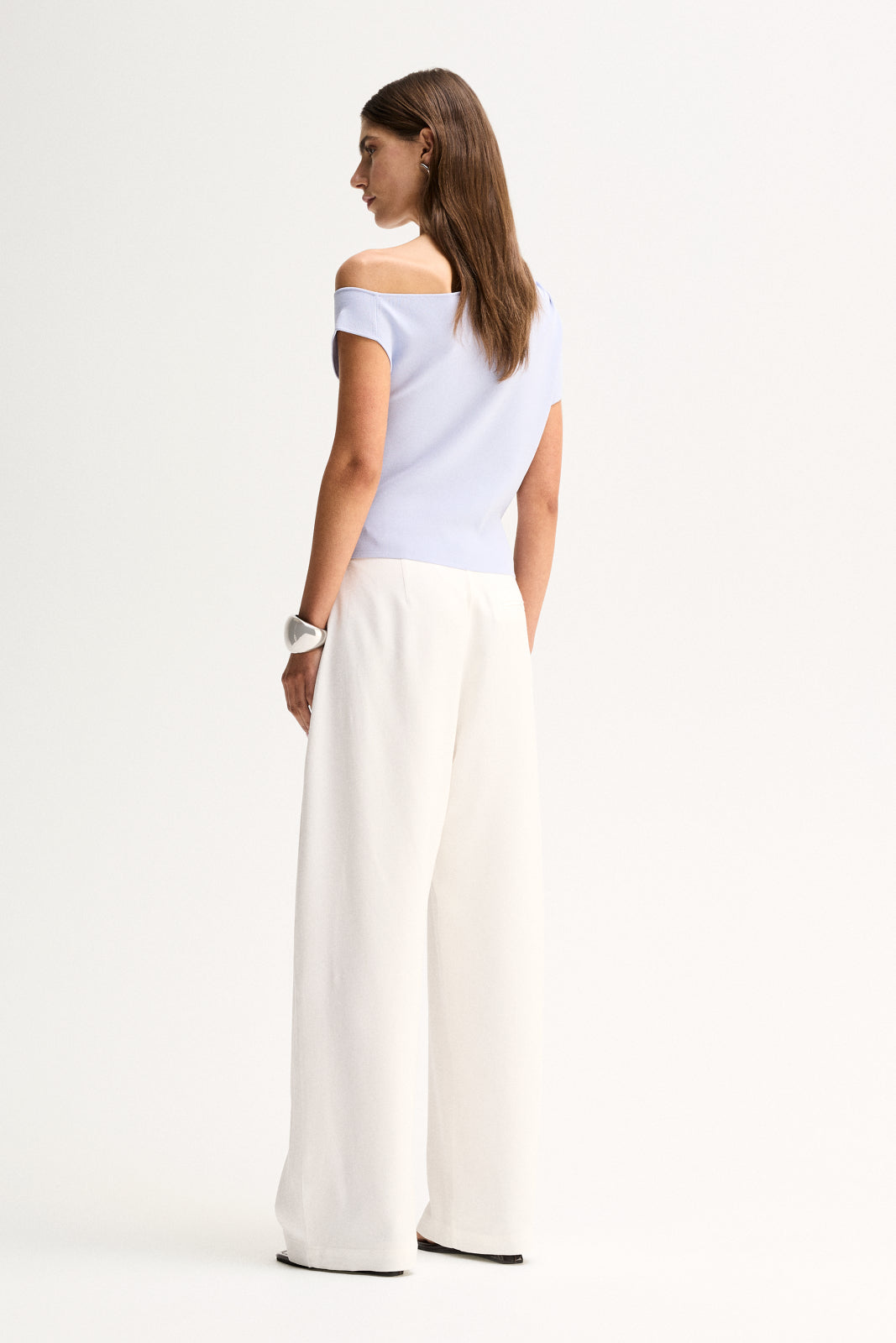 Talia Knit Top Pale Blue