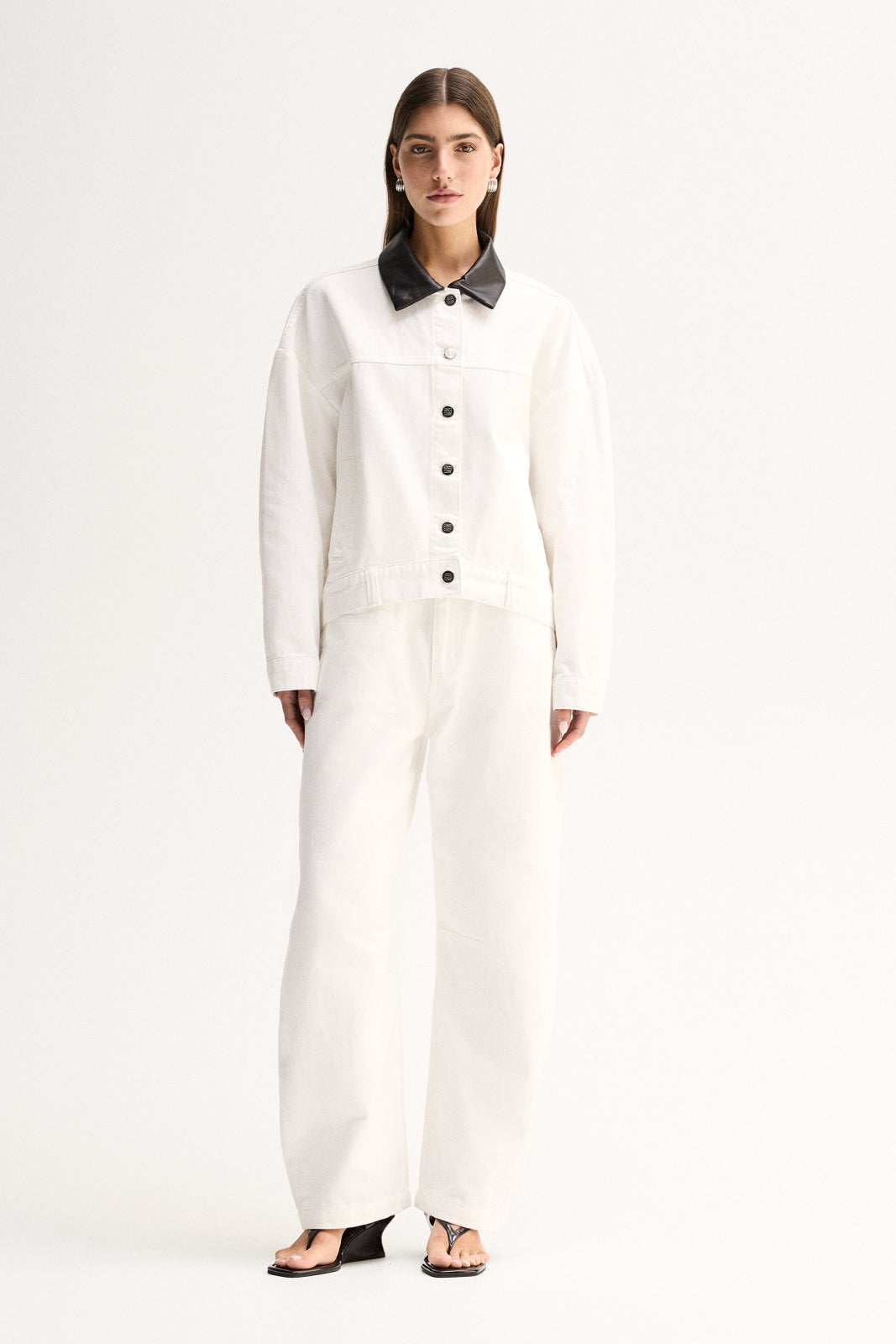 Perkins Denim Jacket Ivory
