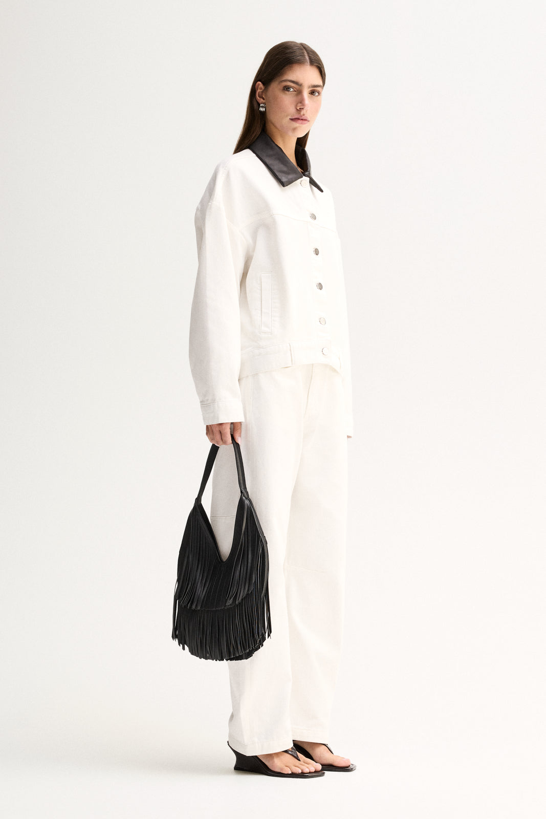 Perkins Denim Jacket Ivory