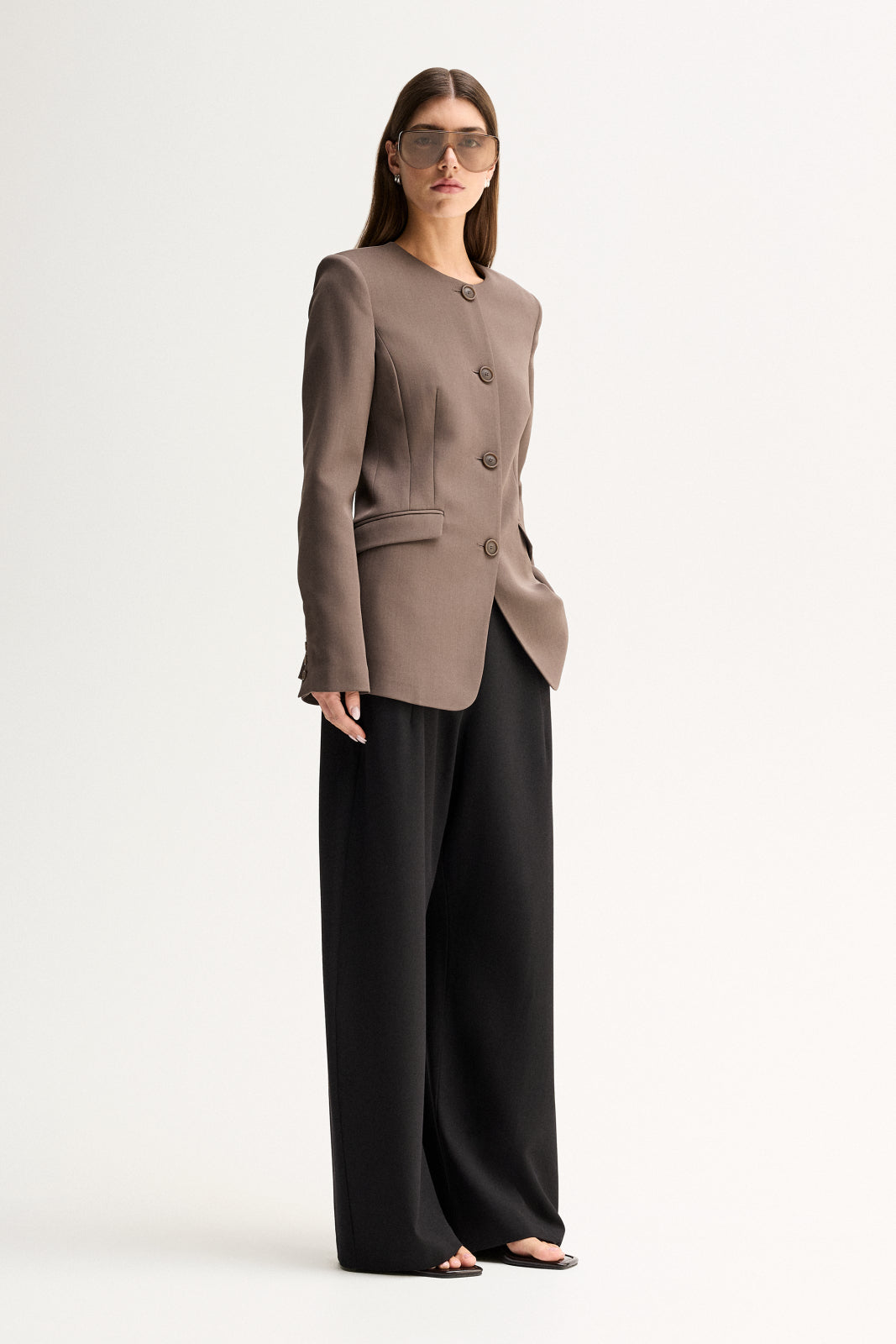 Fleur Blazer Taupe