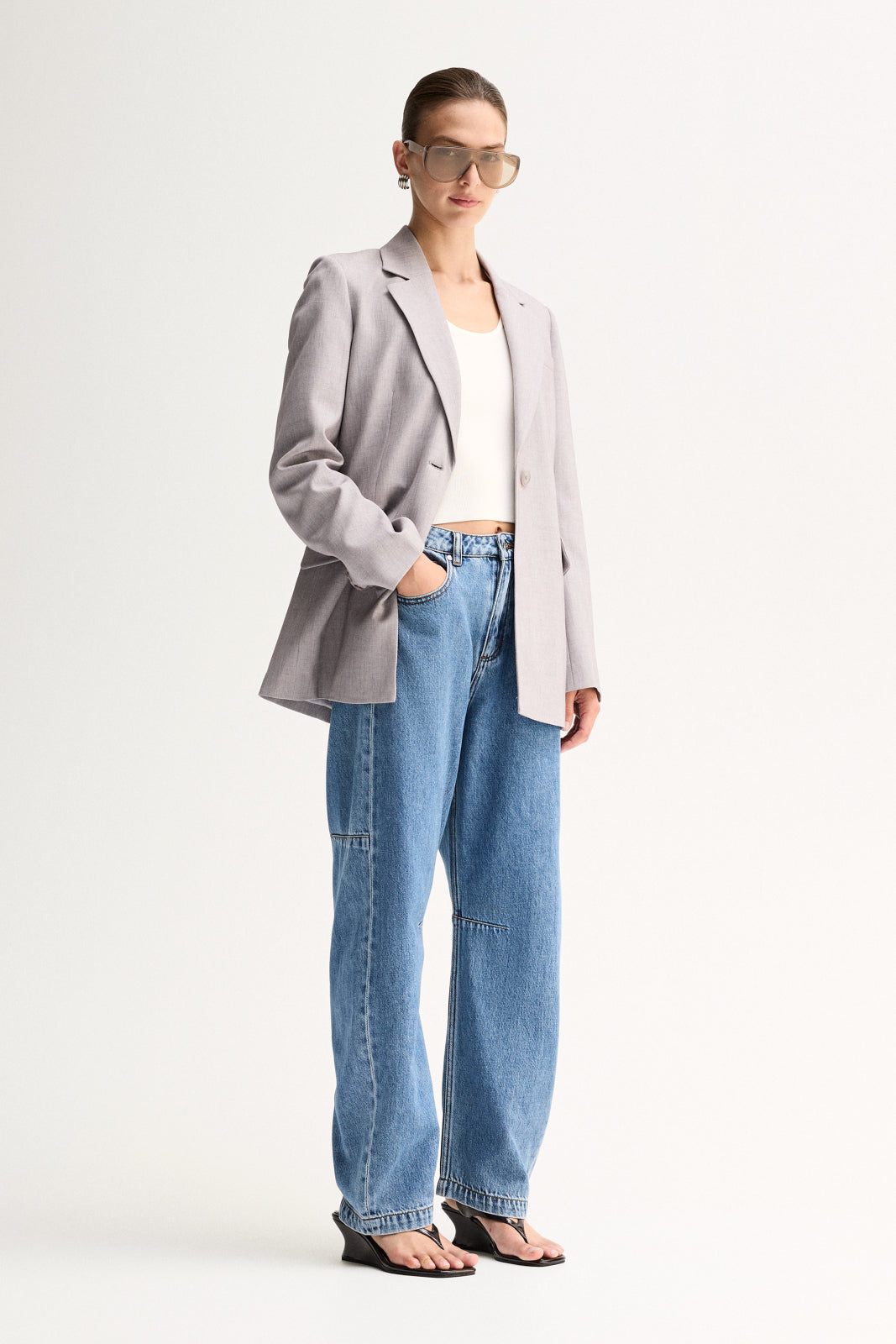 Cora Blazer Grey