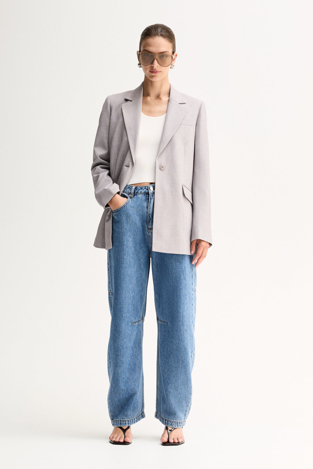 Cora Blazer Grey
