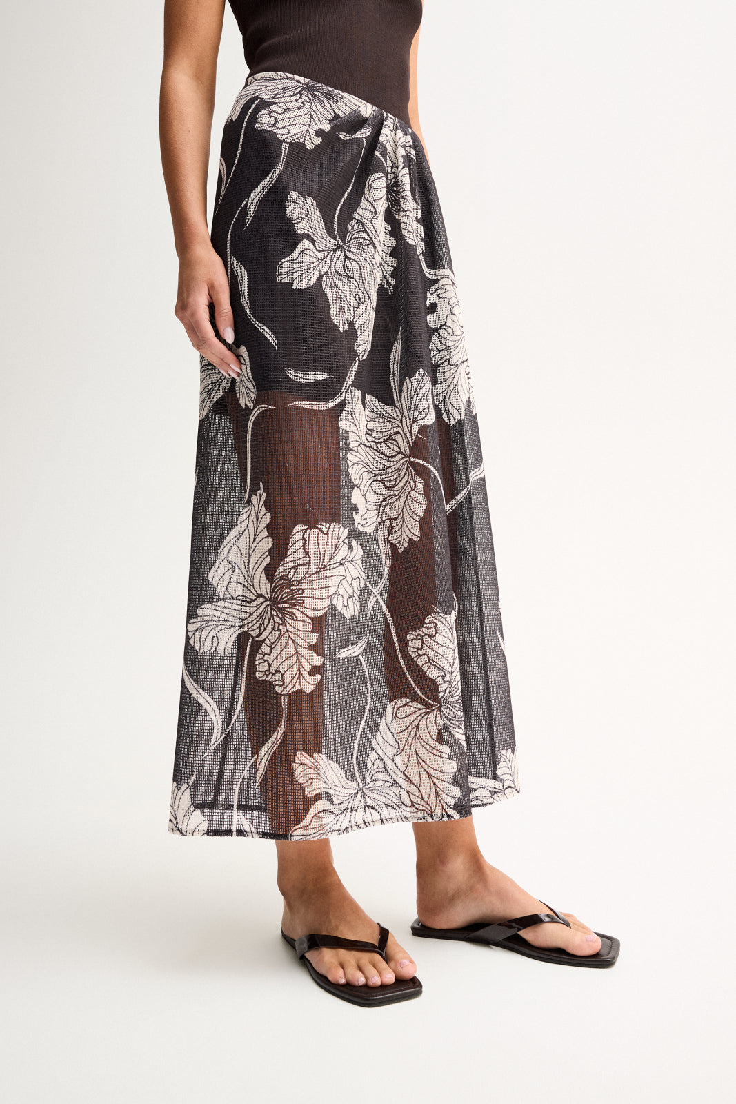 Geneva Midi Skirt Floral