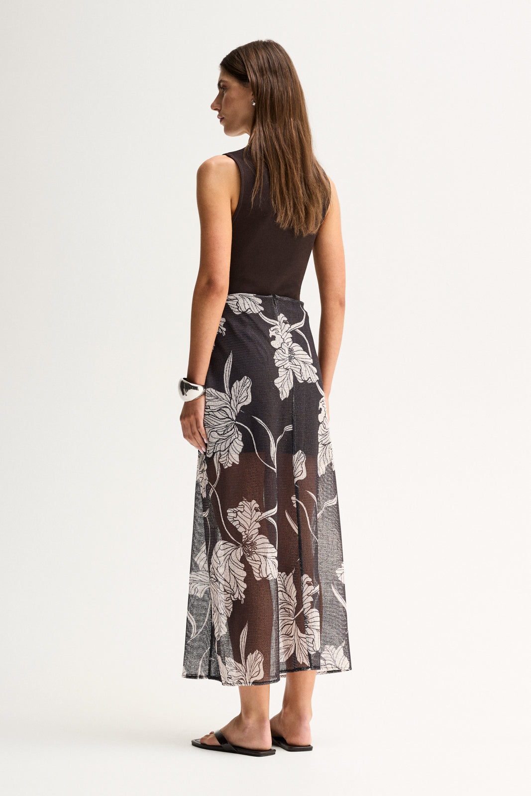Geneva Midi Skirt Floral