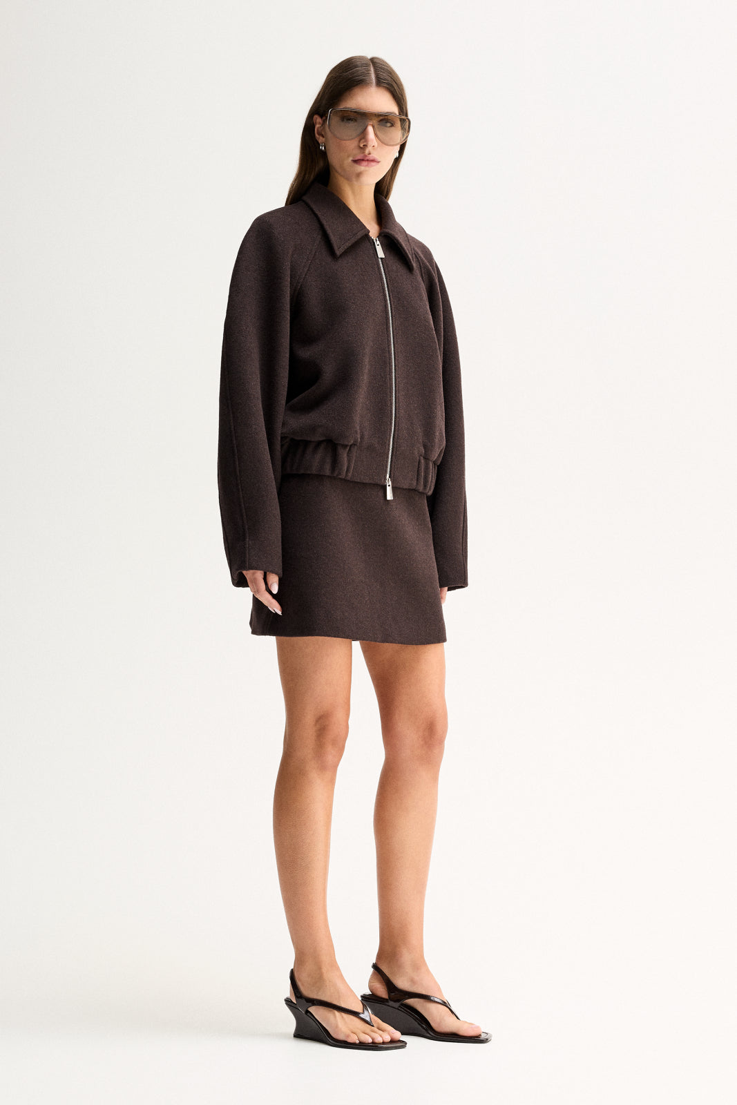 Darley Mini Skirt Chocolate