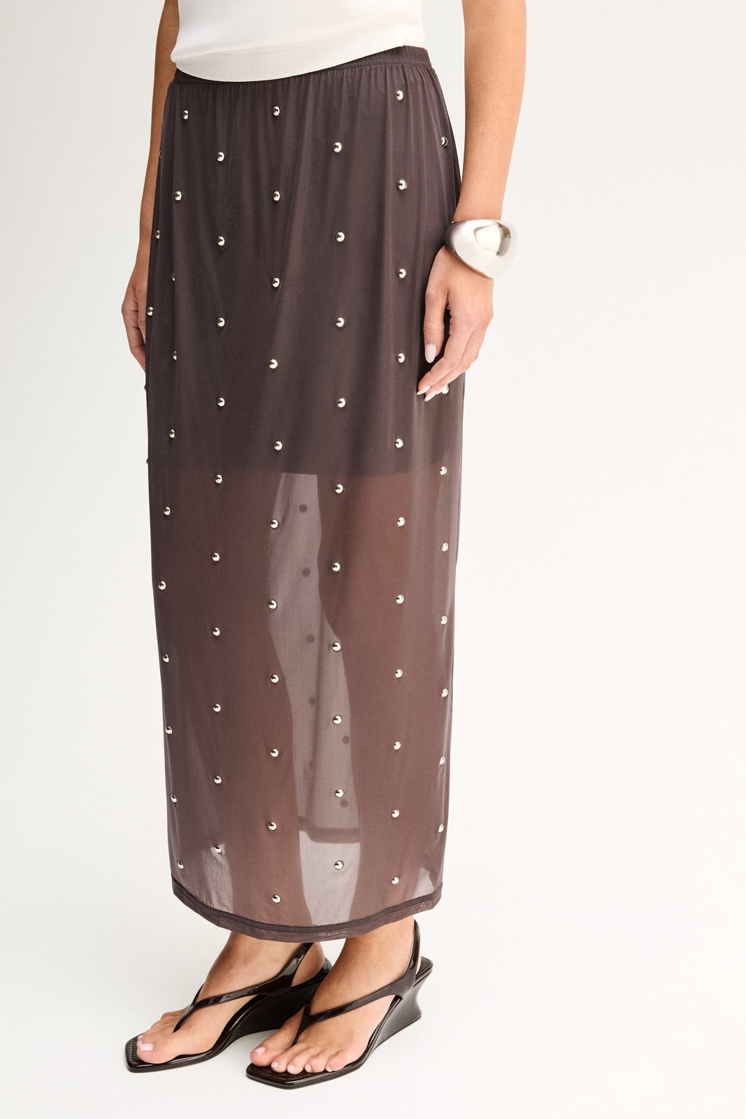 Rowe Maxi Skirt Slate