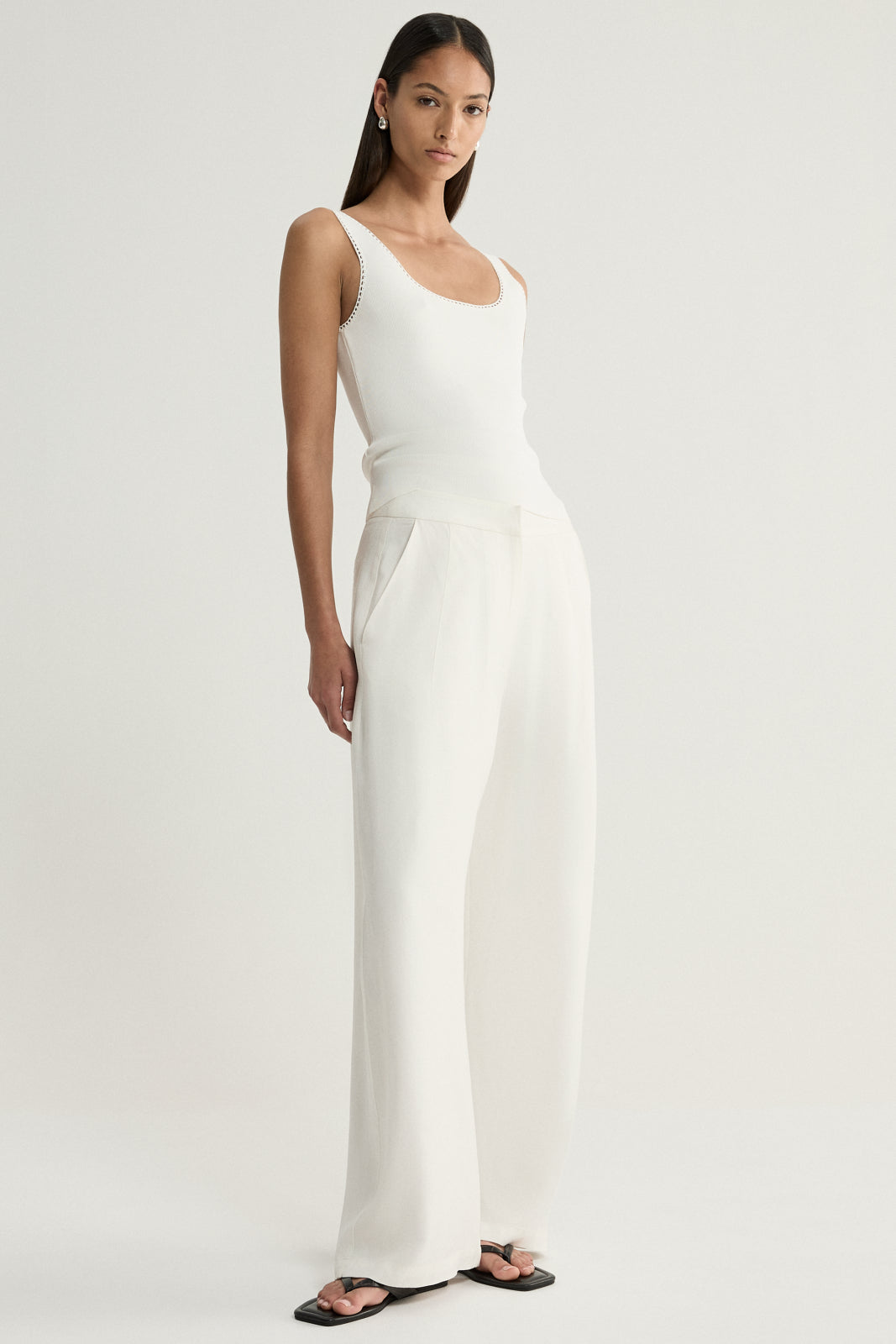 Tori Pant White