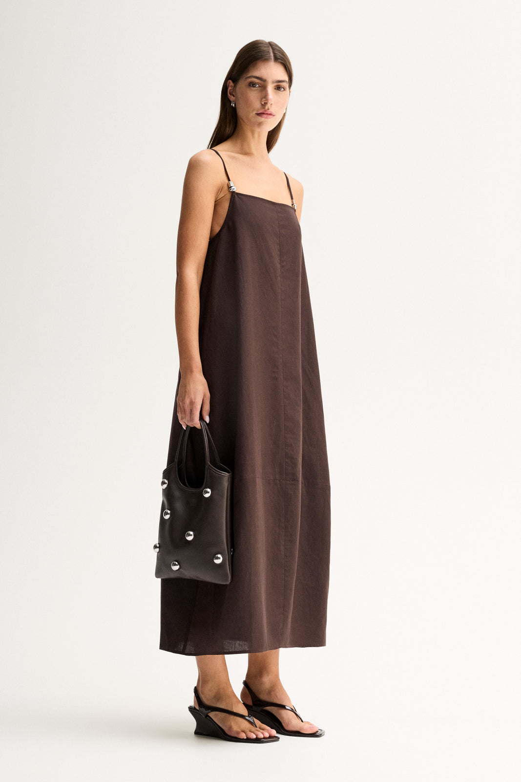 Carlo Maxi Dress Chocolate