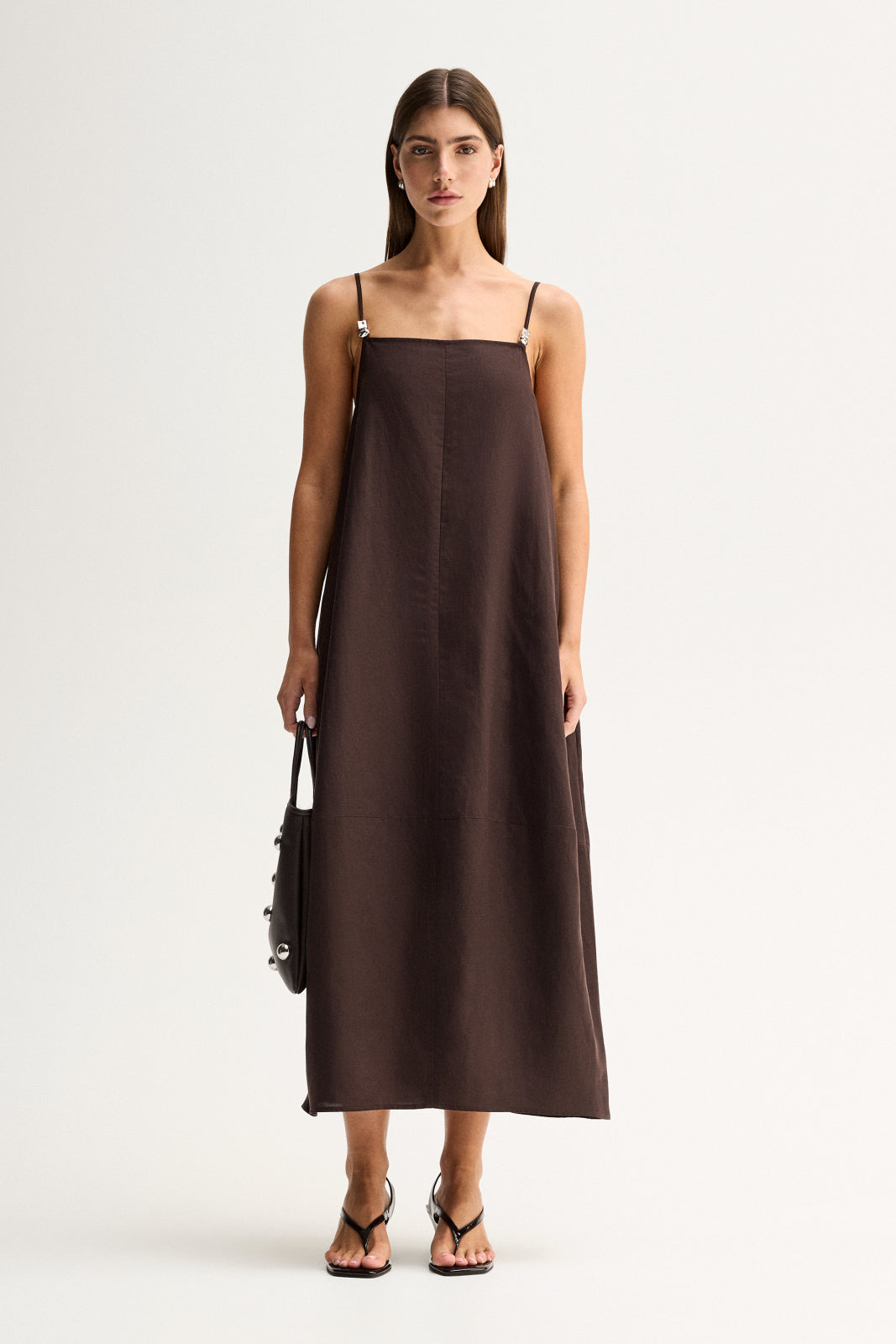 Carlo Maxi Dress Chocolate