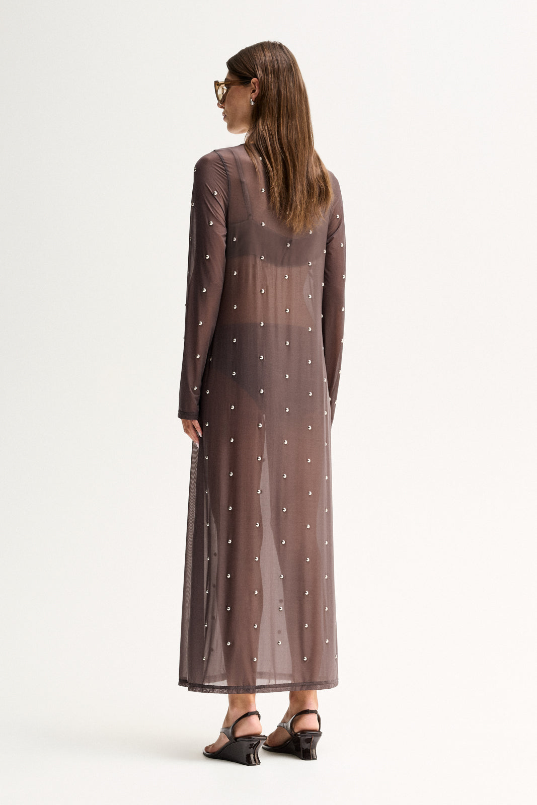 Rowe Long Sleeve Maxi Dress Slate