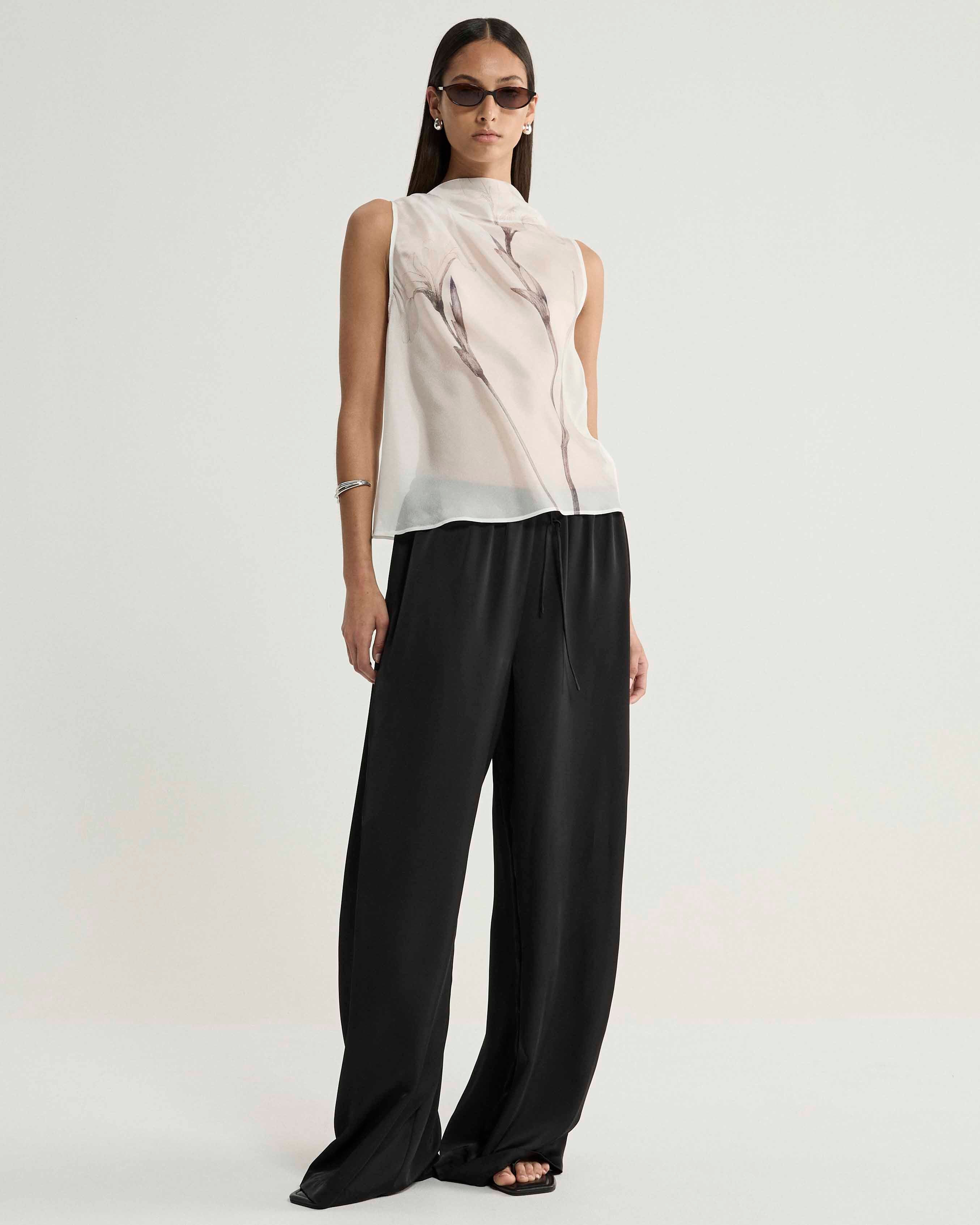 Vesper Top White Floral