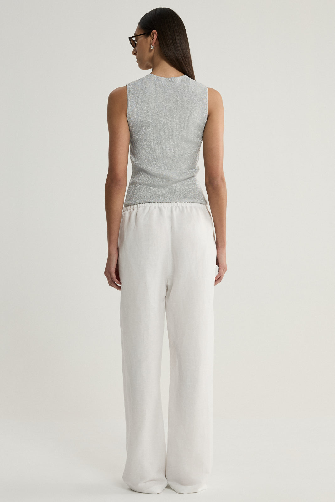 Solara Knit Top Chrome