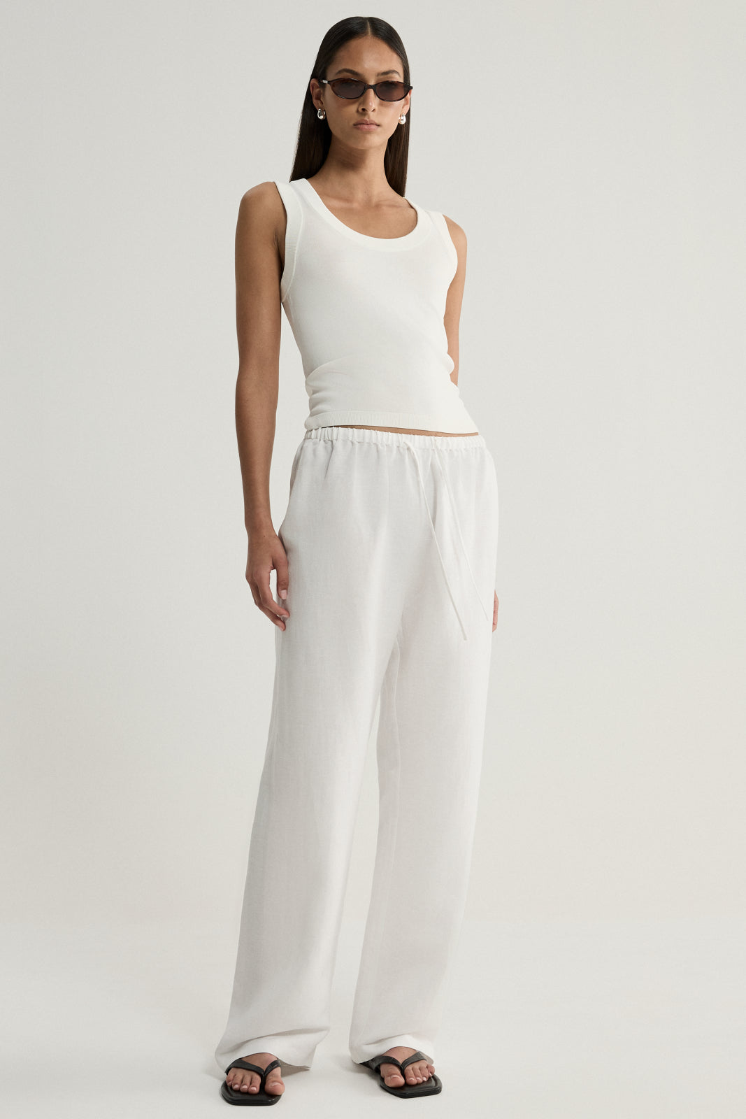 Halston Pant White