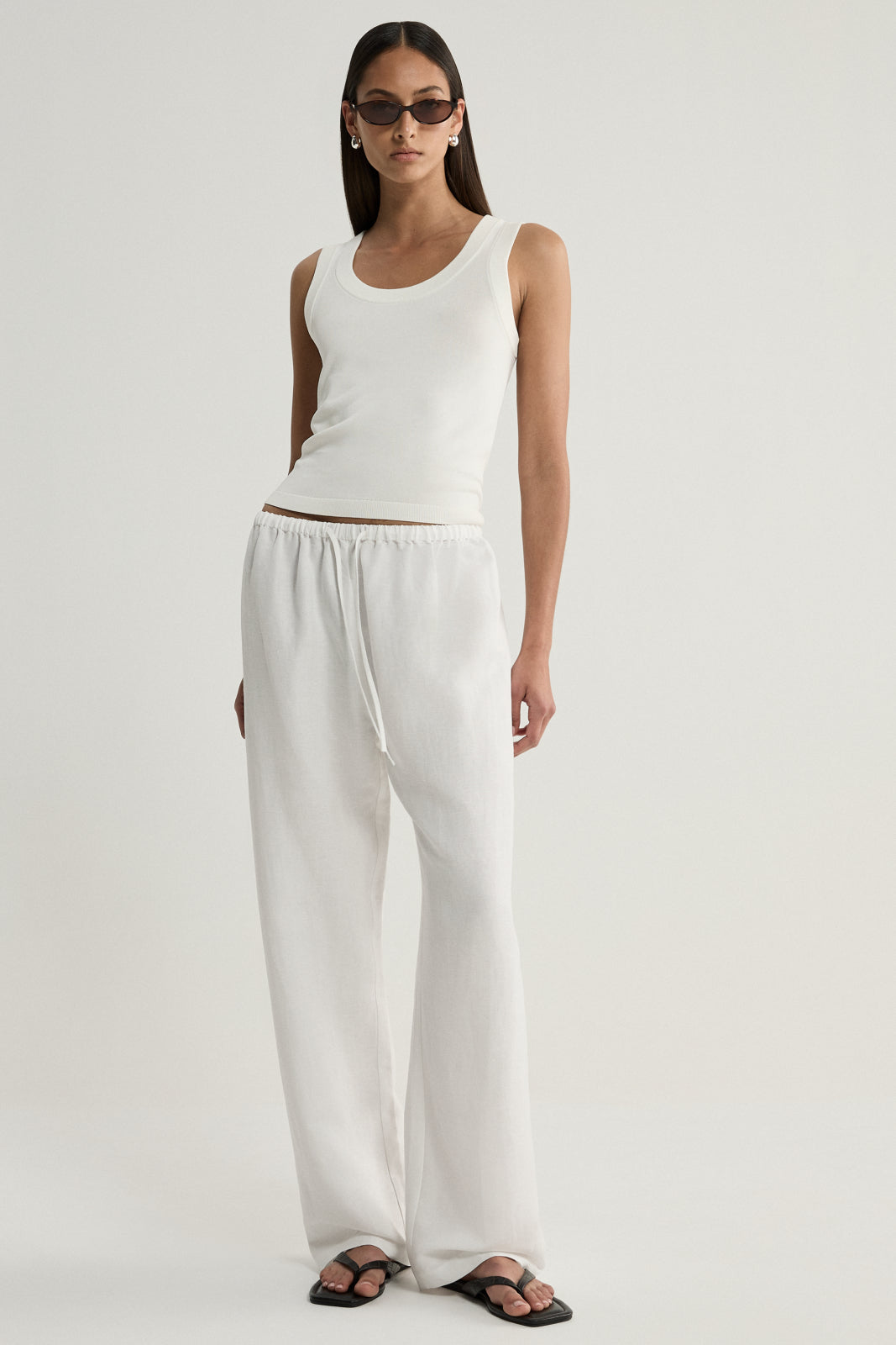 Halston Pant White