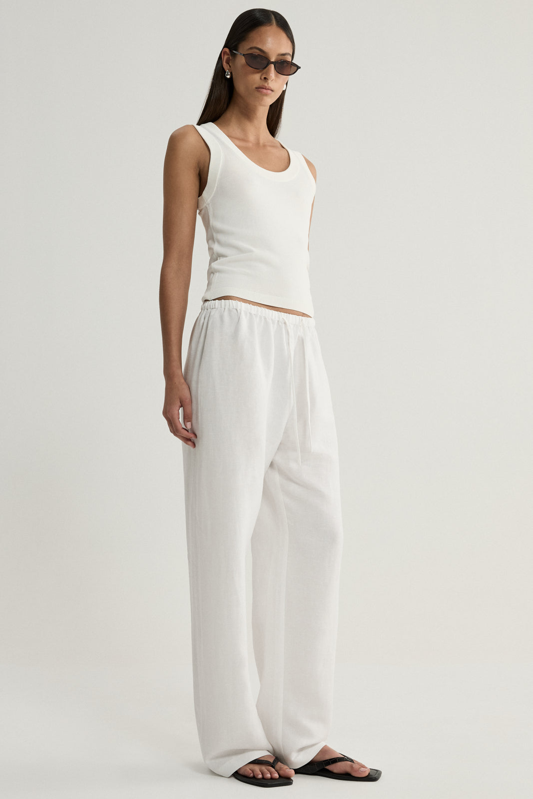 Halston Pant White