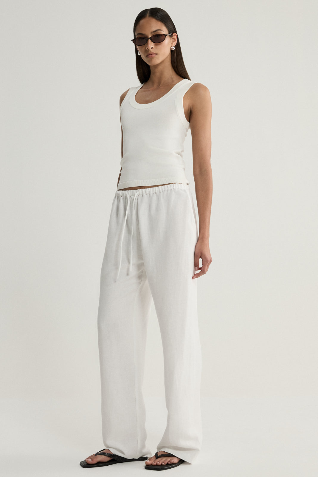 Halston Pant White