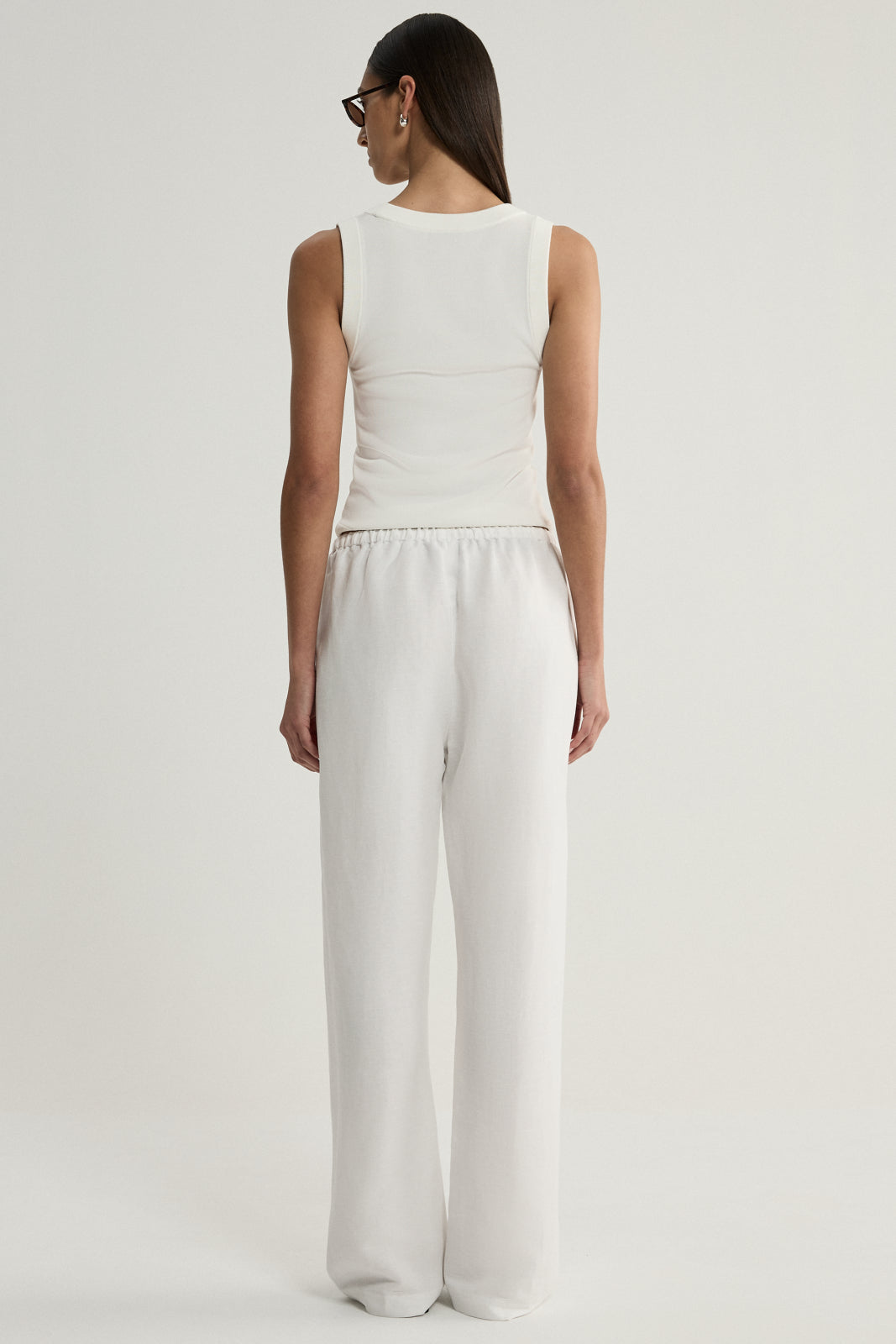 Halston Pant White