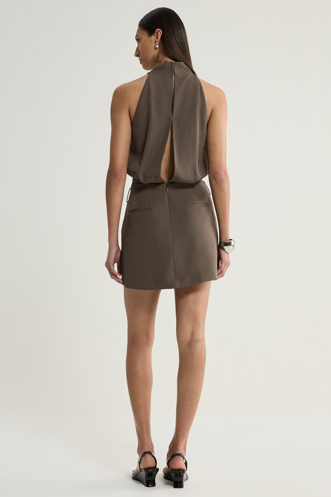 Margot Mini Dress Taupe