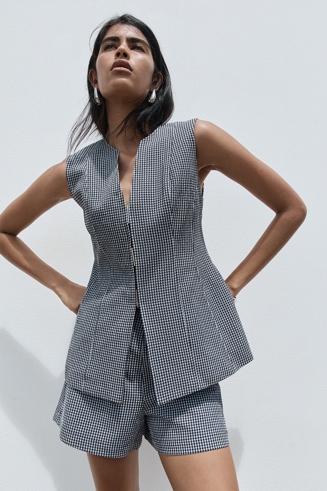 Tessa Vest Gingham