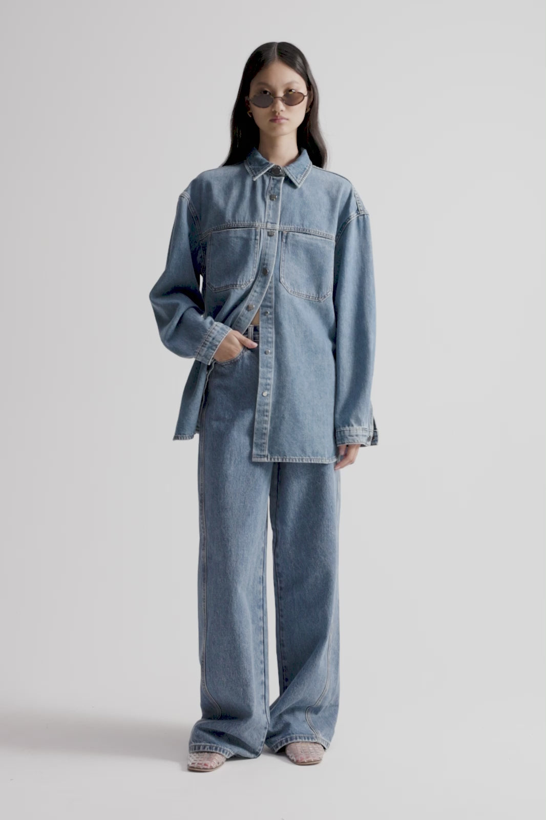Odin Blue Denim Shirt | Elka Collective