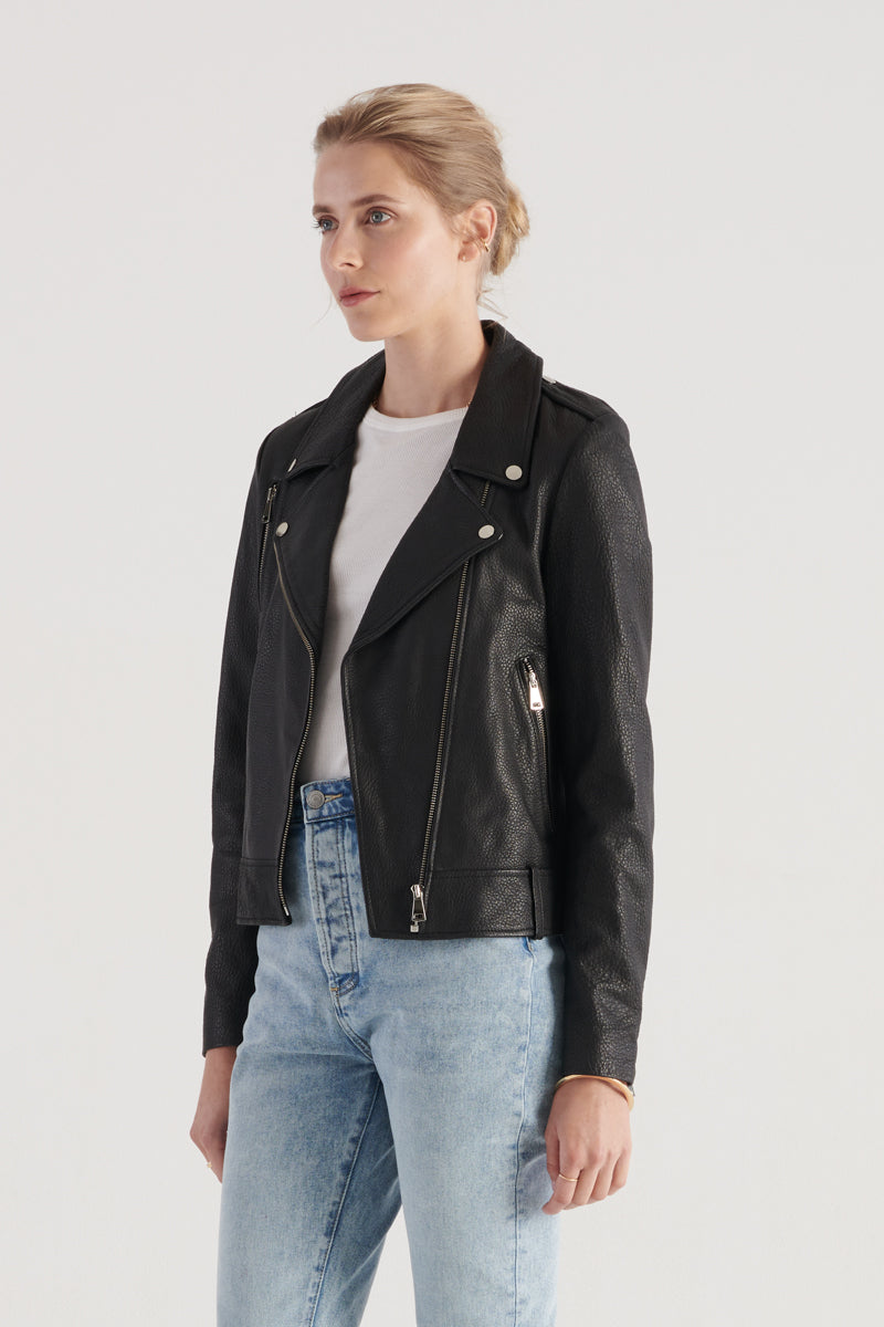 Selected femme hotsell marlen leather jacket