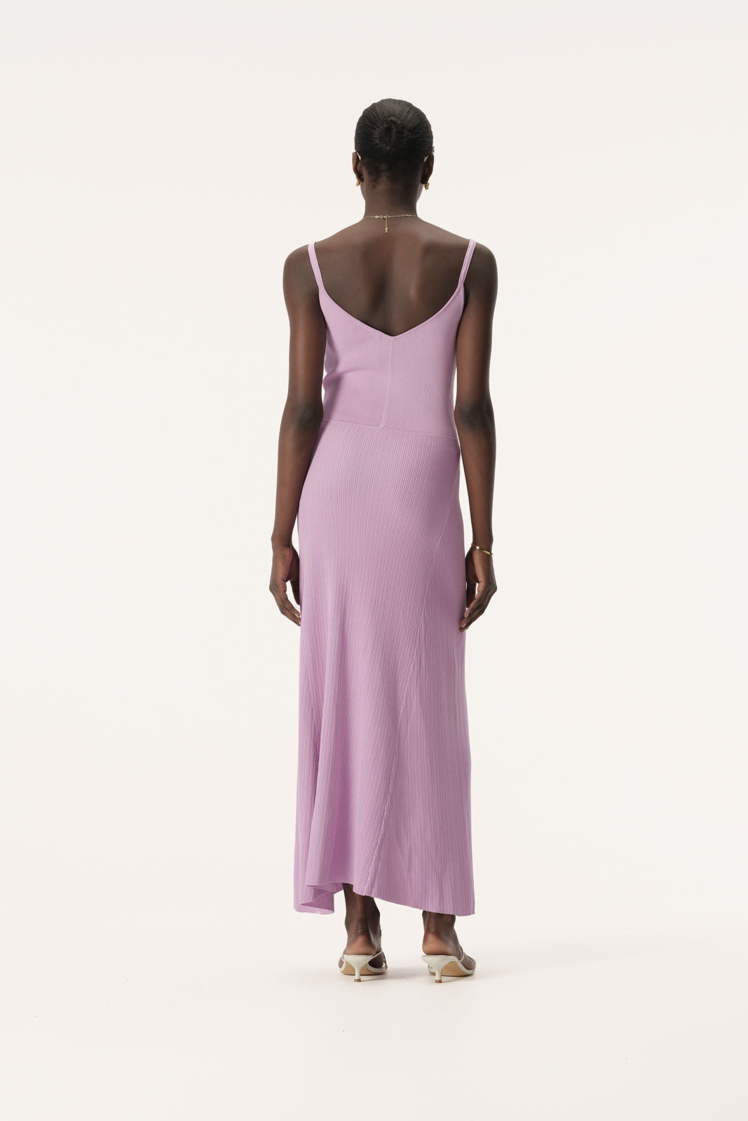 Leonie Sleeveless Knit Midi Dress in Fuchsia – Elka Collective