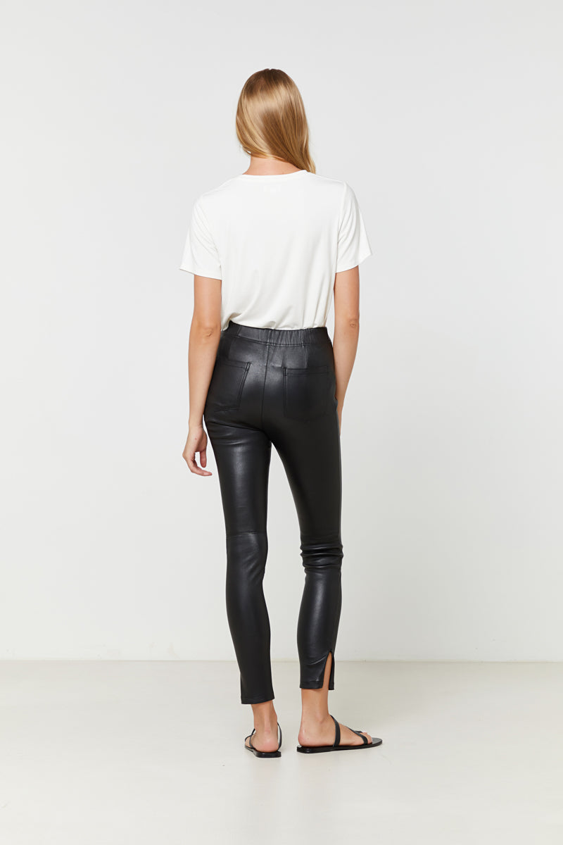 Punk Rave Syren Faux Leather Pants Skinny Jeans Black Zip Gothic Fetish  Trousers